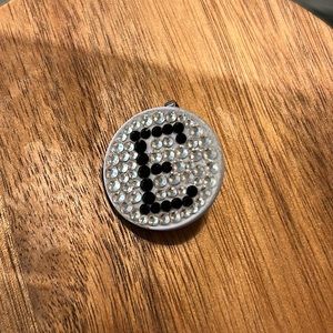 Bling Monogrammed Golf Marker & Hat Clip
